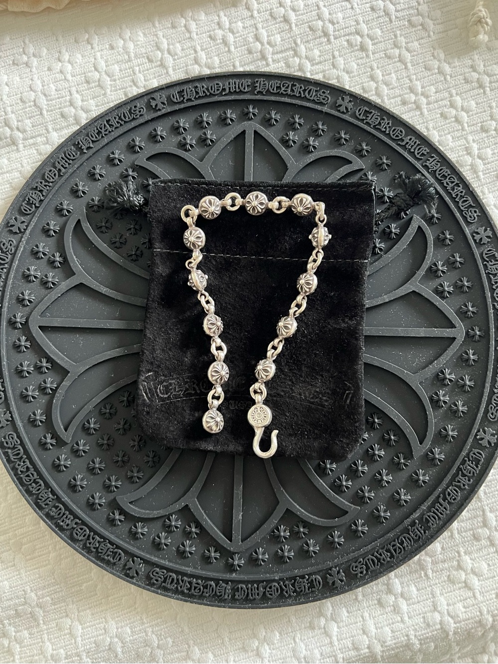 Chrome Hearts Cross Ball Bracelet #1